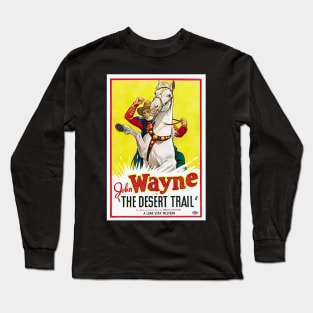 The Desert Trail Restored Vintage Poster - 1935 Long Sleeve T-Shirt